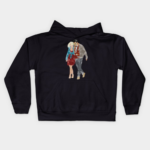 True Romance watercolour Kids Hoodie by FisherCraft